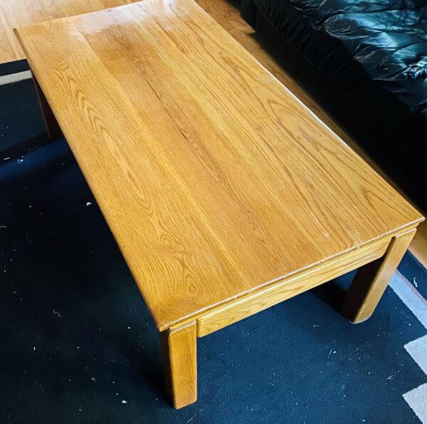 Oak Living Room Table